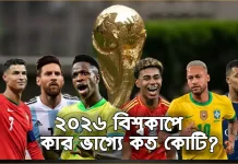 ২০২৬ বিশ্বকাপ: রেকর্ড আয়, ইতিহাসের সর্বোচ্চ পুরস্কার ও ৪৮ দলের প্রাপ্তি-বিশ্ব ফুটবলের নতুন অর্থনৈতিক যুগ