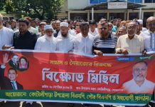 কোটালীপাড়ায় বিএনপি’র বিক্ষোভ সমাবেশ